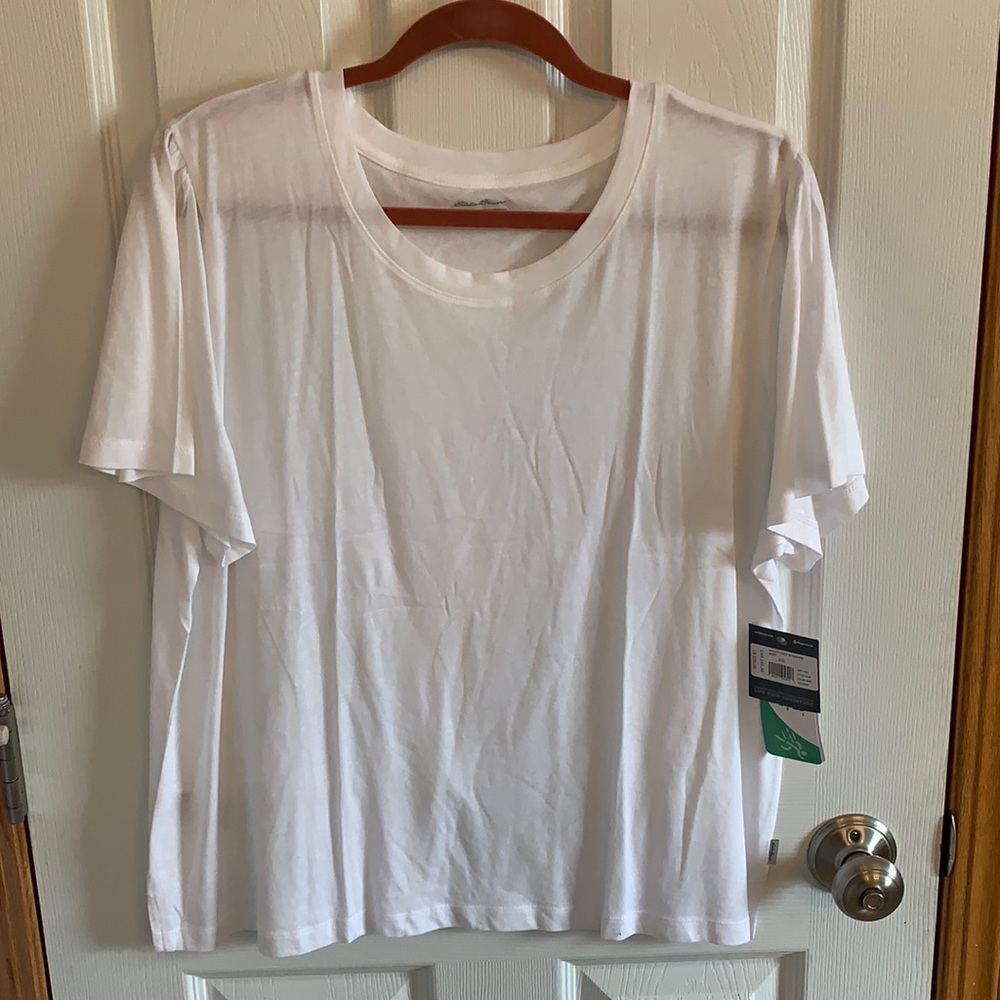 White Eddie Bauer Tee size 2XL - NWT